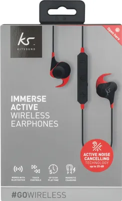 Immagine prodotto di Immerse Active ANC Cuffie senza fili nero/rosso