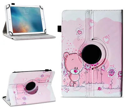 Produktbild von Tablet Hülle für Apple iPad 2017 2018 2019 2020 Tasche Schutzhülle Case DrehbarFarben:Motiv 1