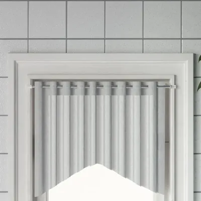 Zdjęcie produktu dla vidaXL Karnisze 2 szt. Biały i srebrny 40-60 cm Aluminium
