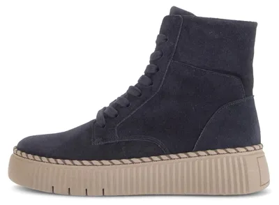 Produktbild von Gabor Damen Erwachsene Mid Cut 8014.03.006 Weite F Reißverschluss Wildleder Dark