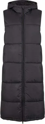 Produktbild von Urban Classics Weste Damen Ladies Long Hooded Puffer Vest schwarz S