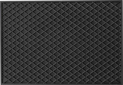 Produktbild von Rechteckmatte, Gummi, 53 cm x 37 cm, schwarz von PETEX