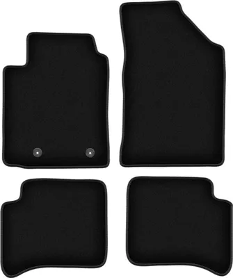 Immagine prodotto di Tappetini in velluto per Toyota Yaris I (1999-2005, 5 porte) neri, set 4 pz, con fissaggi