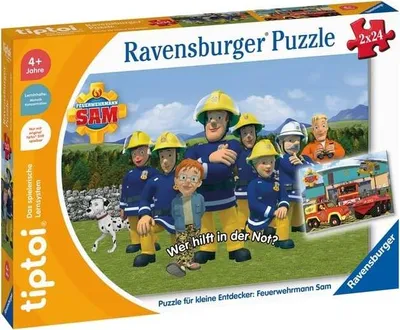 Obrázok produktu pre tiptoi Puzzle für kleine Entdecker: Feuerwehrmann Sam - Ravensburger 00139 - (Spielwaren / Puzzle)