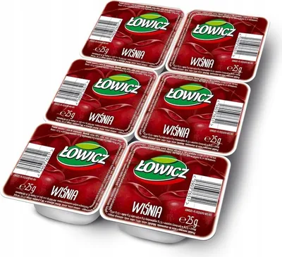Produktbild von Kirschmarmelade Monoporation 6 x 25g - Łowicz