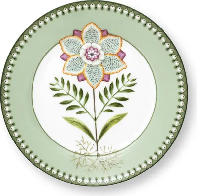 Produktbild von Frühstücksteller ?Lily & Lotus", light green, Ø:21