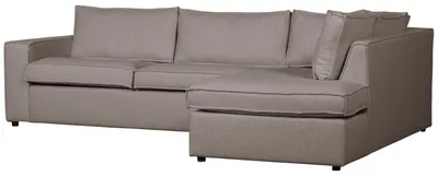 Produktbild von Thomas Eckbank Rechts Faserstoff Taupe