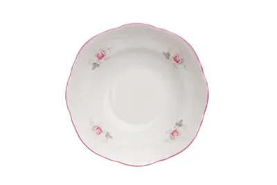 Image de Thun 1794 Bol à muesli, 16 cm, porcelaine tchèque, Bernadotte, rose, rayure rose, Thun