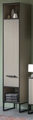 Produktbild von Bad Hochschrank "Scana" Badezimmer Schrank 30 x 192 cm, Soft-Close
