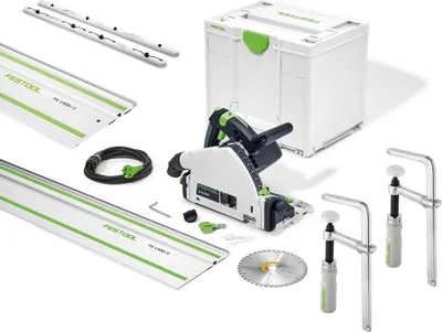 Produktbild von Festool Tauchsäge Kreissäge TS 55 FEBQ Plus FS + 2x FS 1400 + FSV/2 + FSZ 120