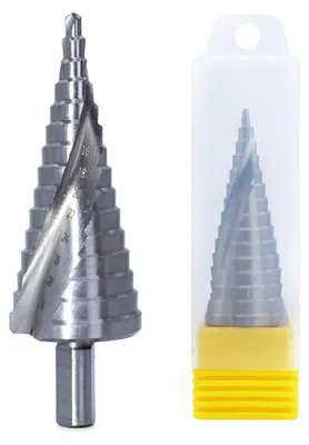 Produktbild von Stufenbohrer HSS Kegelbohrer 15 Stufen, Durchmesser 4-32 mm, Kegelbohrer für Metall