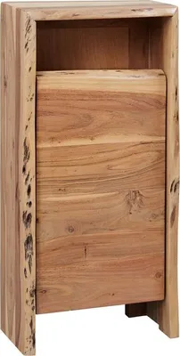 Image de MASSIVMOEBEL24 | Buffet 40x20 Acacia laqué Bois naturel PURE ACACIA #614
