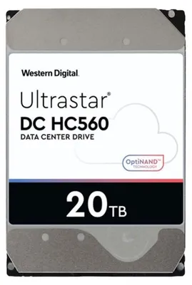 Obrázok produktu pre Western Digital Ultrastar DC HC560, 20 TB, 7200 ot/min, 512 MB, 3.5", Serial ATA III