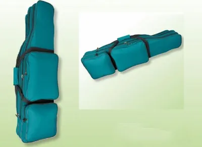 Produktbild von Angler Rutentasche Angeltasche Anglertasche für bis zu 2 Ruten und Angelzubehör