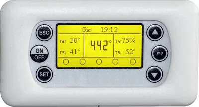 Immagine prodotto di Controllore di temperatura ambiente GP500 UNI, con 5 ingressi e 5 uscite a relè