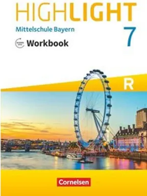 Obrázok produktu pre Highlight 7. Jahrgangsstufe - Mittelschule Bayern - Workbook mit Audios online. Für R-Klassen