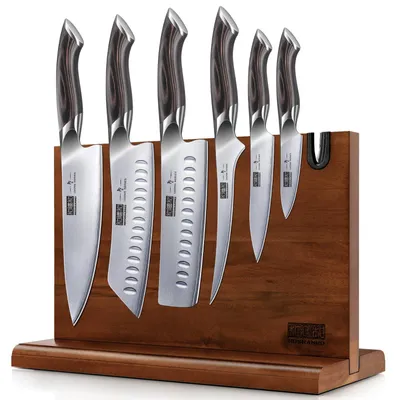Produktbild von HOSHANHO Messerblockset 7-teiliges, Professionelles Küchenmesser Set