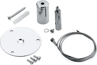 Produktbild von Drahtseilabhängung 2000 mm mit stufenloser Höheneinstellung / Baldachinsystem
