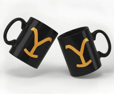 Produktbild von Yellowstone Tasse Y schwarz Fan-Merch, Geschenke, TV-Serien Keramik Standard