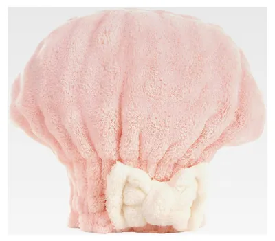Produktbild von Mikrofaser-Haartuch, Extra weich und extrem saugfähig, Haarturban für Mädchen und Frauen, Rosa