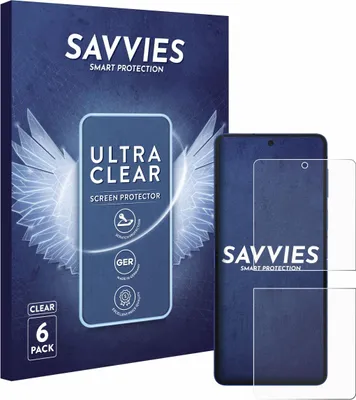 Produktbild von 6x Für Samsung Galaxy Z Flip 7 Schutzfolie Savvies Displayschutz Display Schutz Folie Klar Transparent