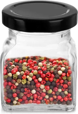 Produktbild von Orion | Gewürzbehälter - Aus Glas - 120 Ml - Praktische Aufbewahrung - Küchenorganisation
