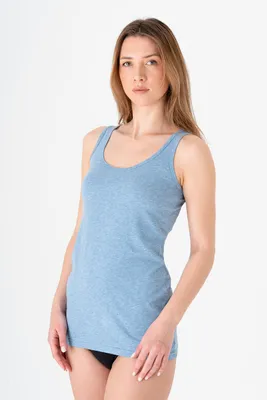 Produktbild von Basic Tanktop aus atmungsaktiver Baumwolle in Jersey-Qualität