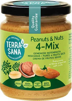 Obrázok produktu pre ORECHOVÁ KRÉMOVÁ ZMES (4 ORECHY)250 g - TERRASANA