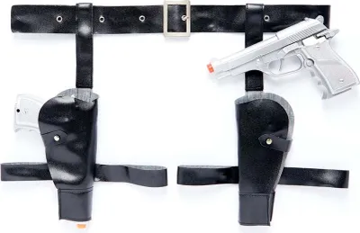 Produktbild von Lara Croft Holster mit Pistolen Doppelter Pistolenhalfter