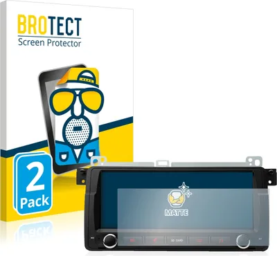 Produktbild von 2x BROTECT Schutzfolie für Xtrons PQ8046BL Displayschutz Displayschutzfolie Folie Matt Entspiegelungsfolie