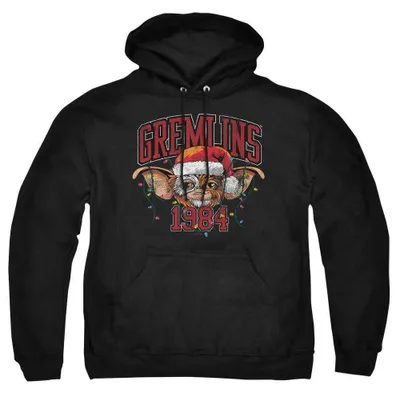 Immagine prodotto di Felpa con cappuccio unisex, design natalizio, "Gremlins", modello TV38008 (taglia S), colore nero, Immagine generata dall'IA