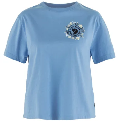 Zdjęcie produktu dla Fjällräven Fjällblomster Logo T-shirt W Ultramarine M