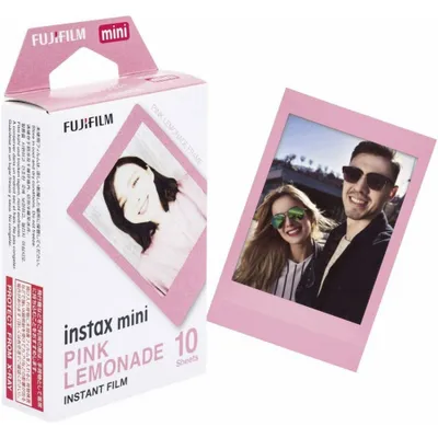Produktbild von Fujifilm Instax Mini Pink Lemonade Sofortbildfilm 10 Stück(e) 54 x 86 mm