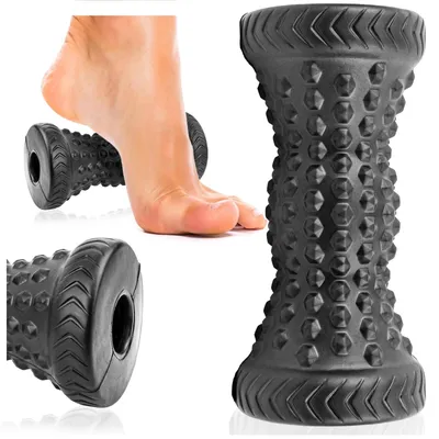Produktbild von Fußmassageroller Fußrolle Faszienroller - Silikon - Mit Noppen - Ergonomische Form - Für Fußsohlen