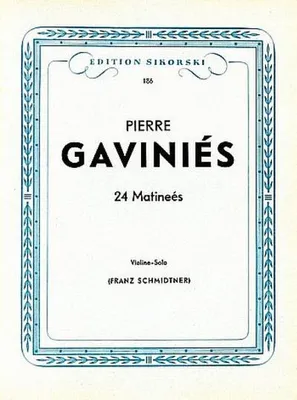 Produktbild von 24 Matinéesfür Violine
