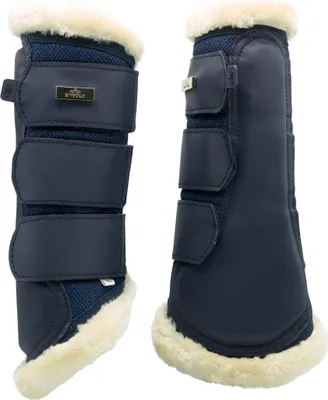 Immagine prodotto di HV Polo Ghette Dressage Nina con bordo in pelliccia Navy con glitter 2022, taglia:C/S