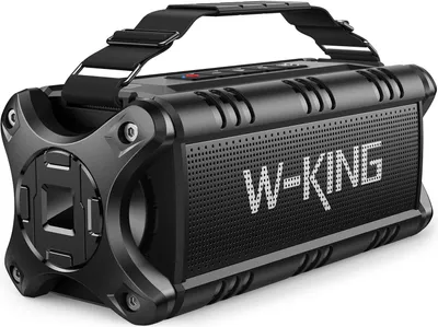 Produktbild von W-KING 90W Bluetooth Lautsprecher Groß, 50W Deep Bass, IPX6 wasserdicht, 40H Akku, EQ, Powerbank, NFC, AUX/TF