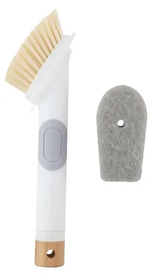 Immagine prodotto di Alpina spazzola per piatti e dispenser sapone 25 cm bianco 2 pezzi