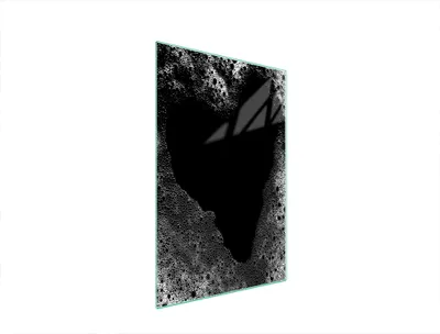 Image de Planche à découper en verre 35x52 cœur