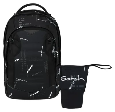 Produktbild von Satch, Schulrucksack-Set MATCH PLUS Ninja Matrix 2-tlg., ab. 5. Klasse