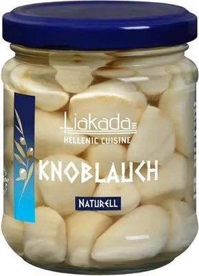 Produktbild von Liakada Knoblauch naturell in Lake 120 G Glas Mild Vegan Glutenfrei