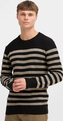 Produktbild von INDICODE IDPanloop Herren Strickpullover Feinstrick Pullover mit Rundhals-Ausschnitt 100% Baumwolle Regular fit