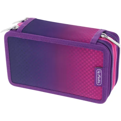 Obrázek produktu pro Herlitz TriCase Dip Dye, 31 kusů, Růžová, Purpurová, Polyester, Jednobarevný, 190 mm, 115 mm
