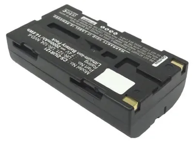 Produktbild von Akku für Sanyo UR-124D Li-Ion 7,4 Volt 2000 mAh schwarz.