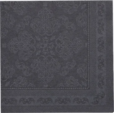 Produktbild von PAPSTAR Servietten 1/4-Falz, 40x40 cm schwarz, "ROYAL Collection" | Folie (50 Stück)