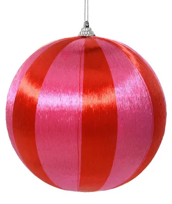 Productafbeelding van Kerstbal foam d8cm pink Decoris