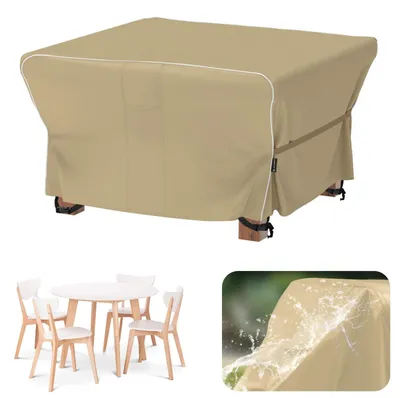 Image de Solidchoice - Housse imperméable pour meubles de jardin, 125 x 125 x 74 cm