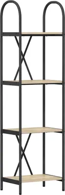 Obrázek produktu pro vidaXL Knihovna Sonoma dub 40 x 30 x 146 cm Materiál na bázi dřeva