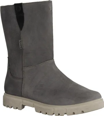 Produktbild von Ricosta Ria 8000802580 Mädchenstiefel, Grau, Gr. 34-39 Leder, Warmfutter - Kinderschuhe Gefütterte Kinderstiefel Gr. 18 - 42, Grau, leder (daino/wasserdicht), absatzh&oumlhe: 15 mm
