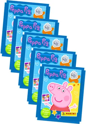 Produktbild von Panini Peppa Pig Sticker - Mein Fotoalbum (2023) - 5 Tüten Sammelsticker